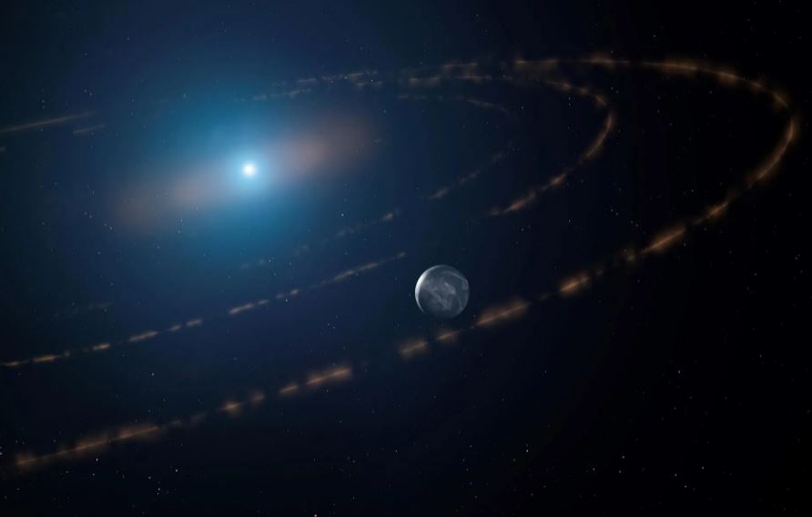 Observan cuerpos planetarios en la zona habitable de una estrella muerta