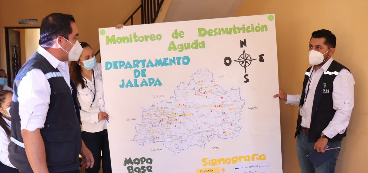 Jalapa: Verifican avances en seguridad alimentaria y nutricional