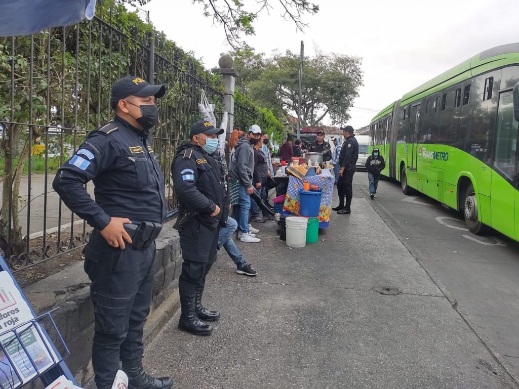 Operativos de seguridad continúan en zona 1 capitalina