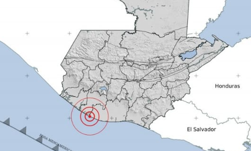 Temblor en Guatemala