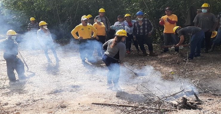 Personal se prepara para la prevención y combate de incendios forestales