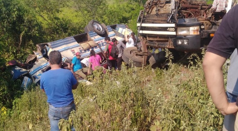 Al menos 15 heridos en accidente de tránsito en Paraguay