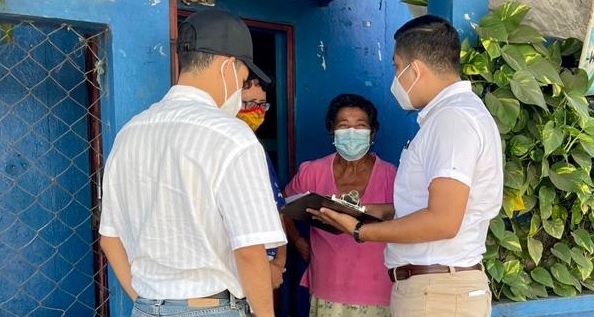 Escuintla: Visitas domiciliares permiten inscribir a adultos mayores en programa de ayuda económica