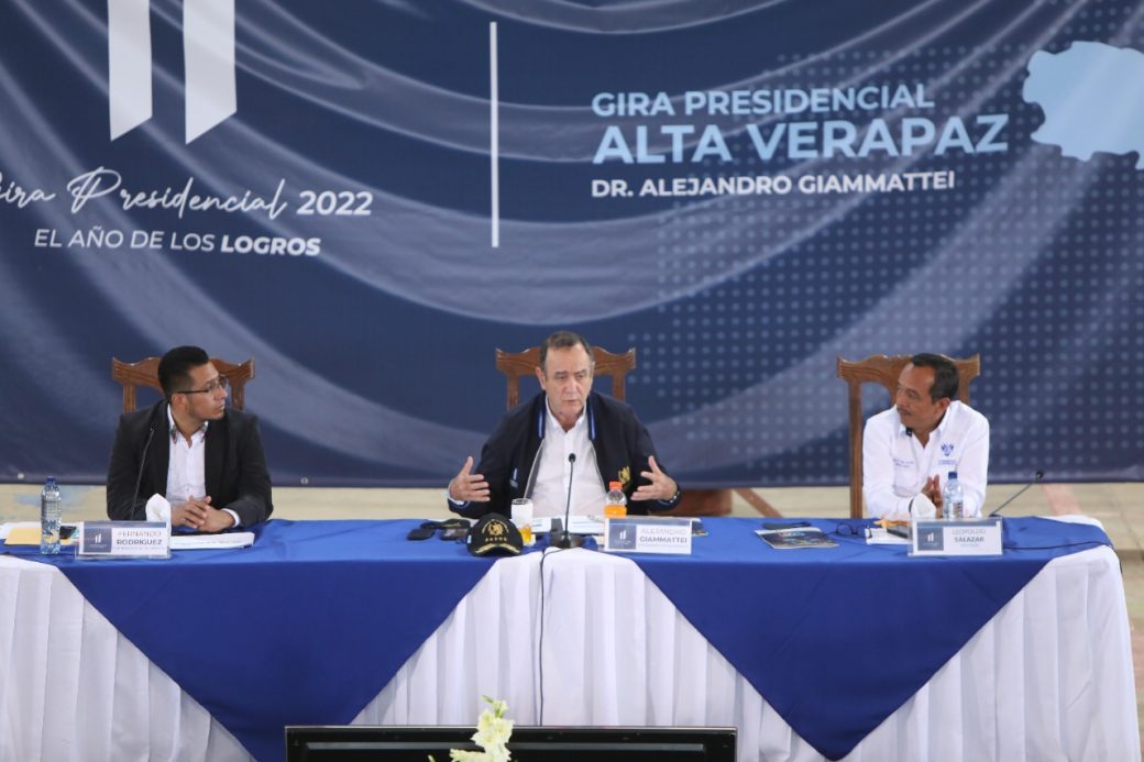 Alta Verapaz cuenta con más de 183 millones de quetzales para obras de desarrollo