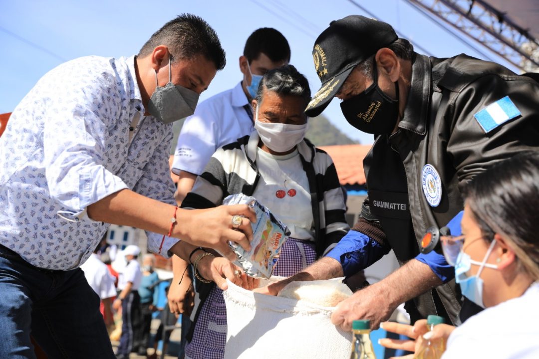 Más de 5 mil familias de Jutiapa son beneficiadas con alimentos