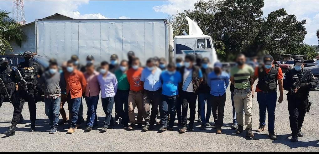 Capturan a 12 personas sindicadas de usurpación agravada