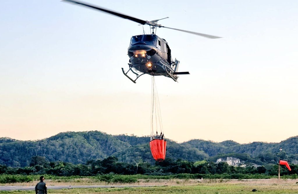 El Ejército mantiene el compromiso de efectuar tareas para el combate de incendios forestales.
