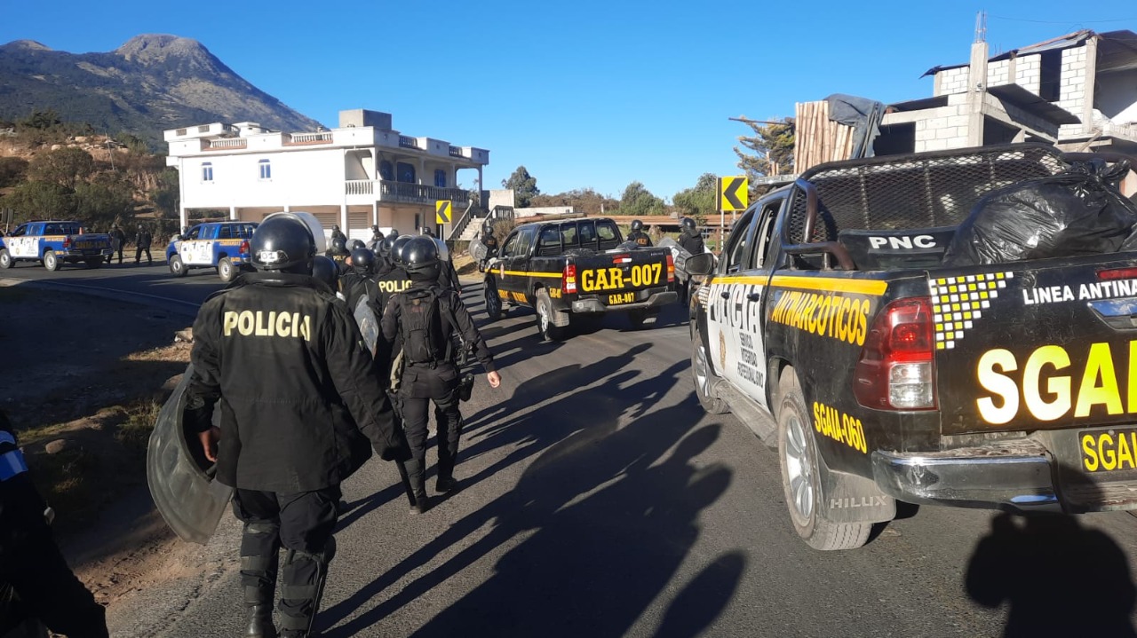 Efectúan operativos para el fortalecimiento de la seguridad en Ixchiguán y Tajumulco
