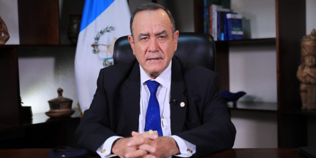 Presidente Alejandro Giammattei. Foto: Archivo.