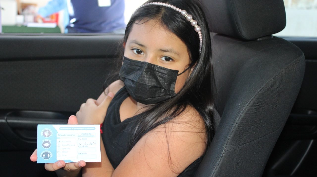 Alta Verapaz comienza a vacunar a niños contra el COVID-19