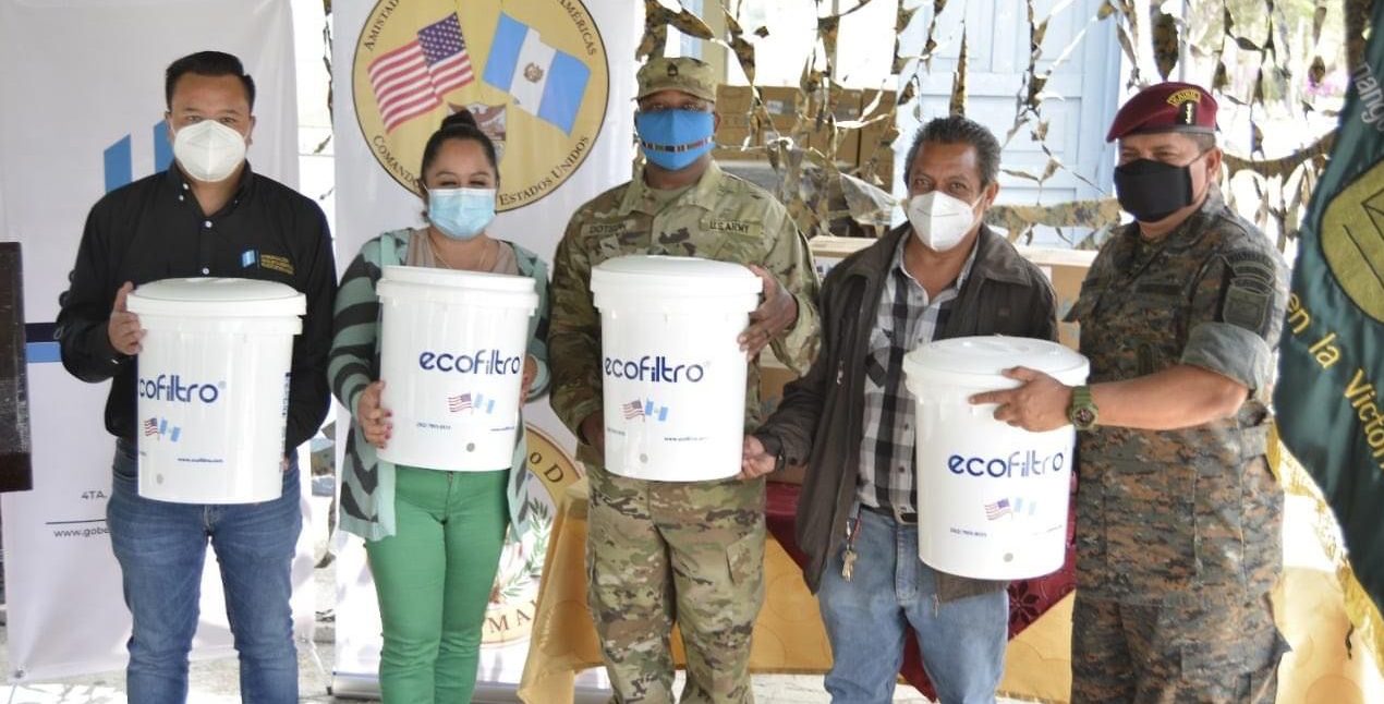 Donación de ecofiltros contribuye a mejorar la calidad de vida de la población