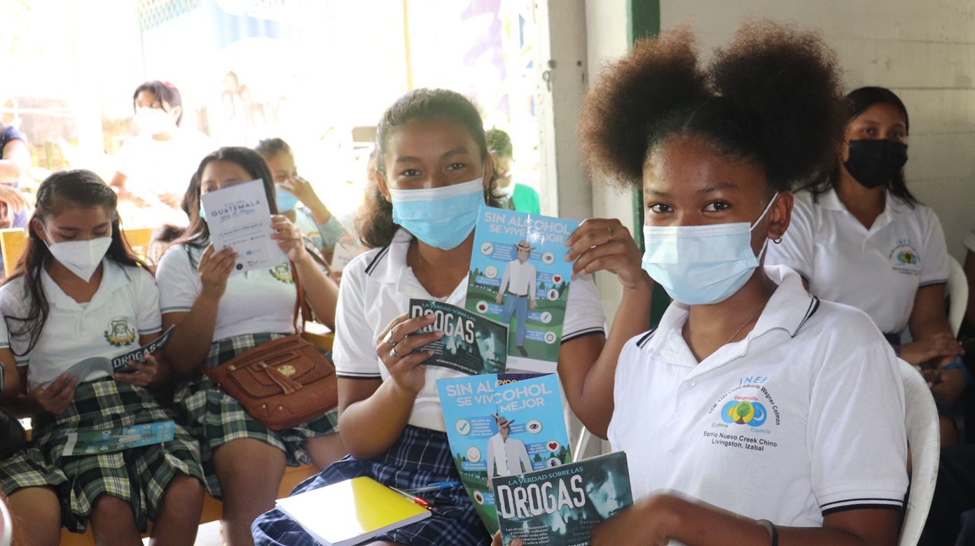 SECCATID promueve un ambiente libre de drogas en Livingston