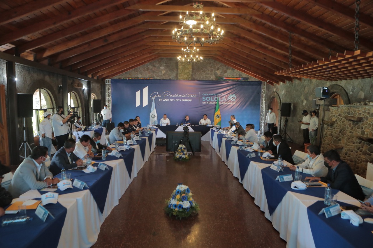Gira presidencial 2022: Sololá con más de 124 millones de quetzales en proyectos de desarrollo