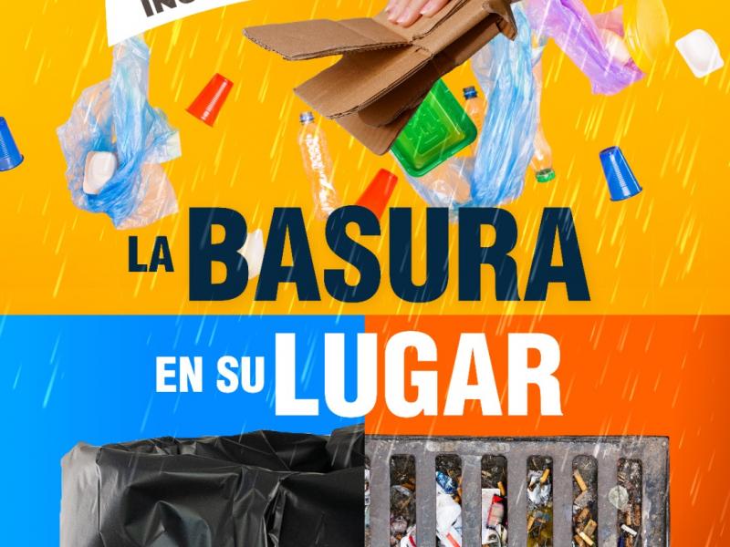Conred lanza campaña “La basura en su lugar”