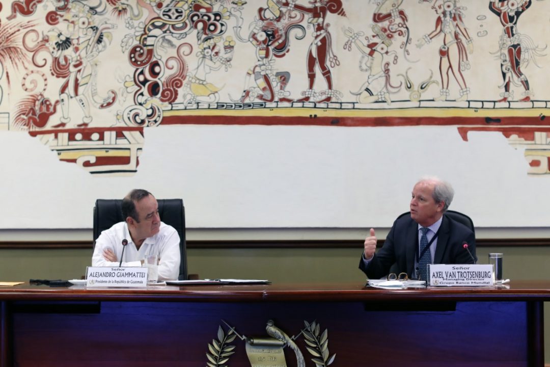 El gerente de operaciones del Banco Mundial, Axel van Trotsenburg, destacó este martes el potencial de Guatemala como país