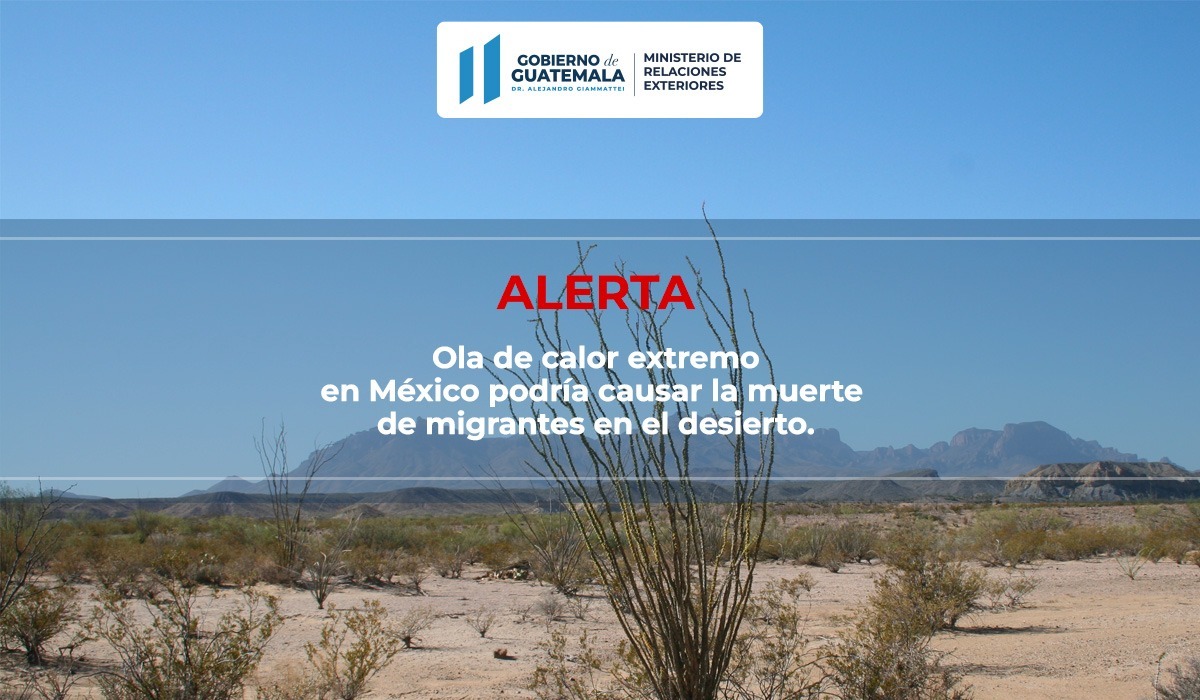 Lanzan advertencia sobre ola de calor en México por riesgo para migrantes