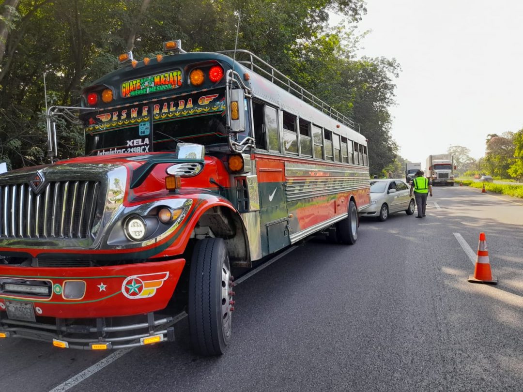 Operativos móviles en el kilómetro 118, Santa Barbará , Suchitepéquez