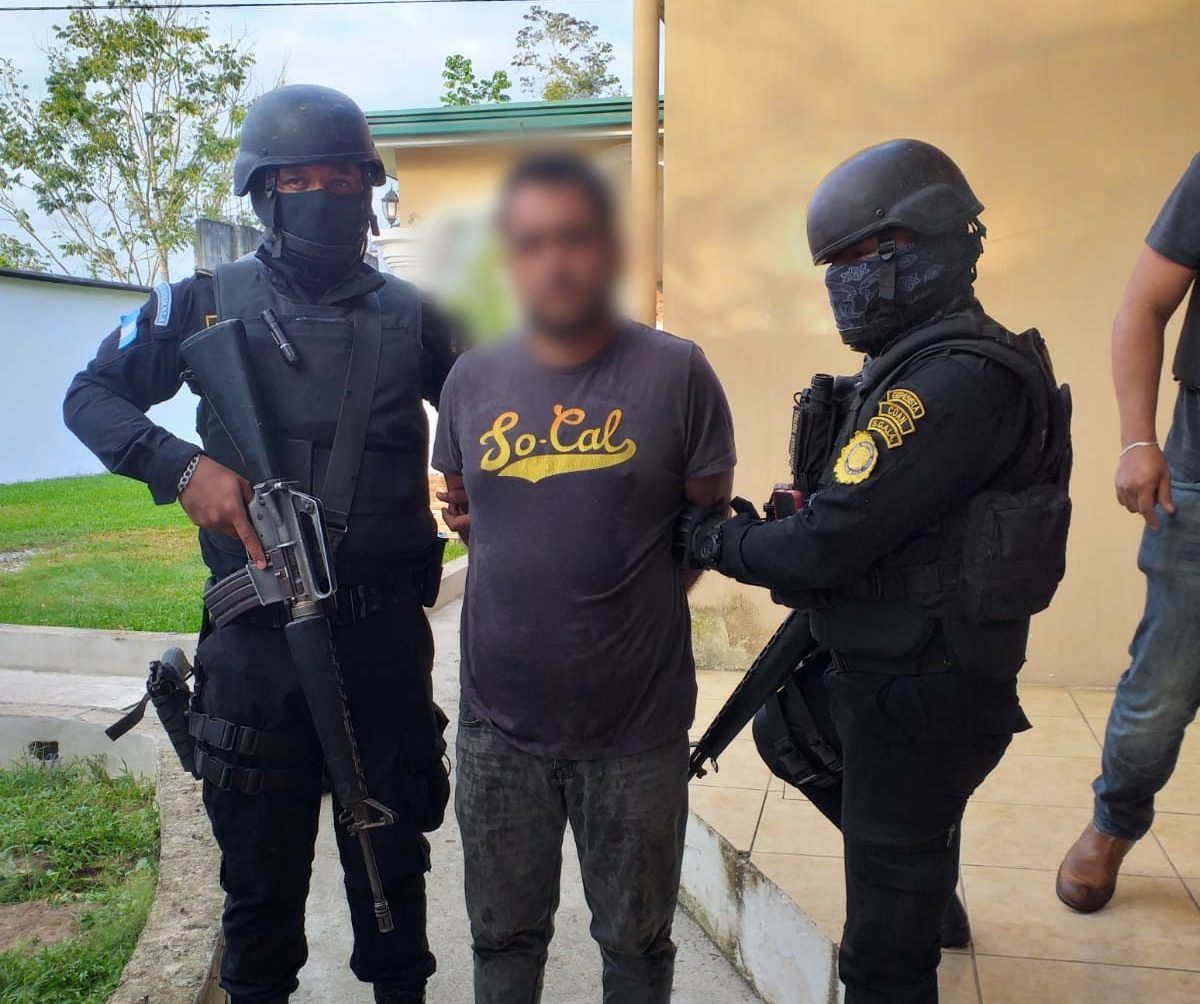 PNC captura a otro del listado de los 100 màs buscados en Guatemala
