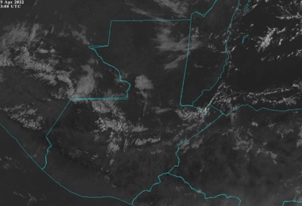 Pronóstico del tiempo brindado por el Insivumeh.