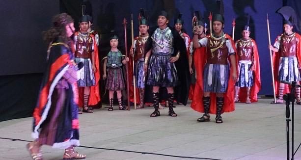 Artistas de Totonicapán presentan circuito de la vida, pasión y muerte de Jesús