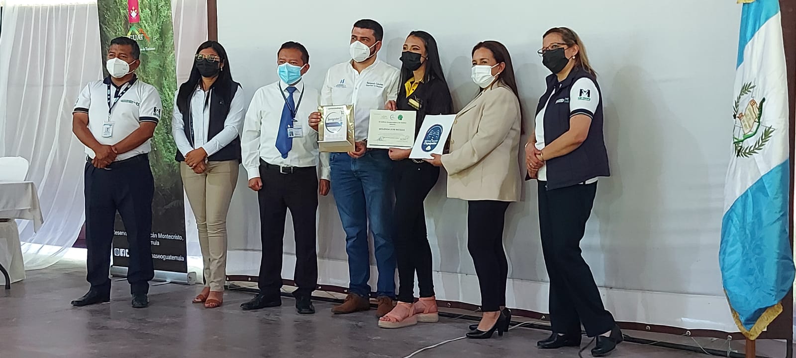 Empresas chiquimultecas reciben sello de bioseguridad turística