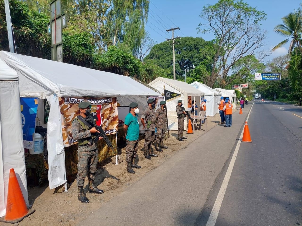 Autoridades destacan eficacia de puesto de control en Coatepeque