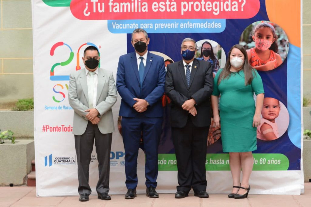Guatemala se une a la Semana de Vacunación en las Américas