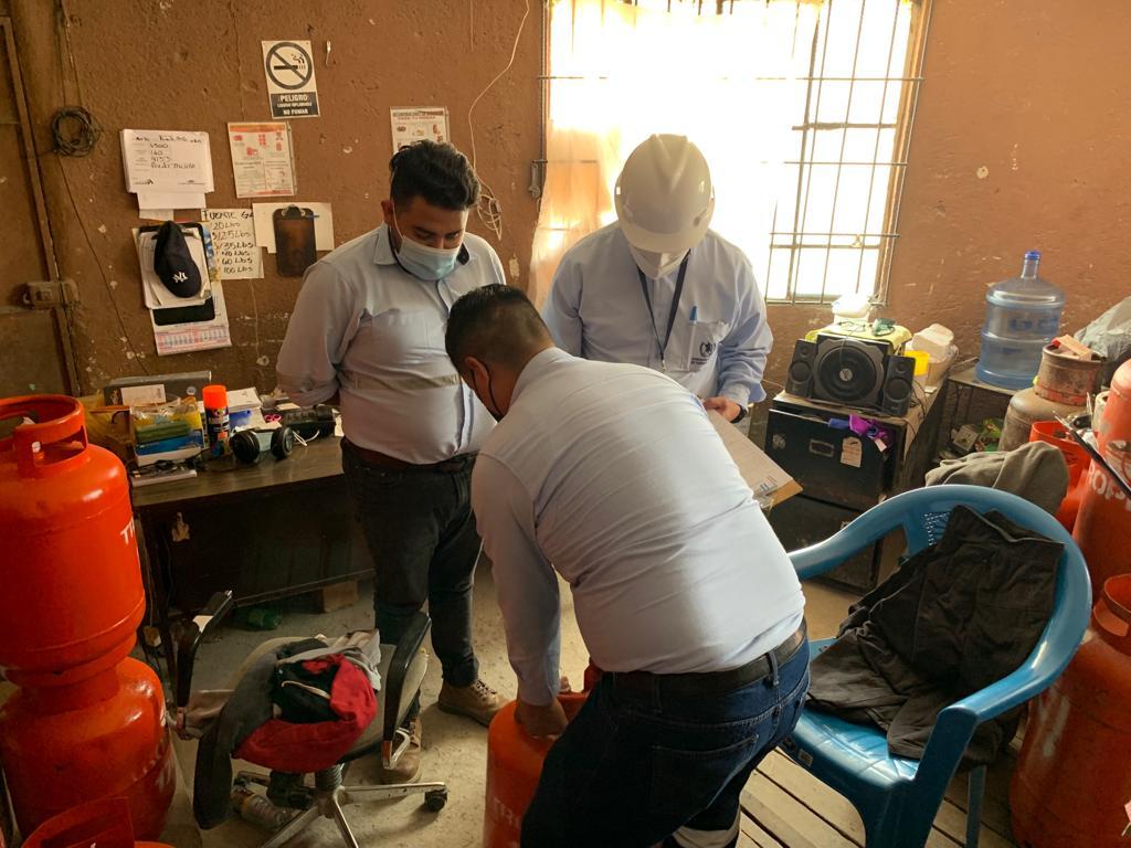 Verifican precio y peso del gas propano