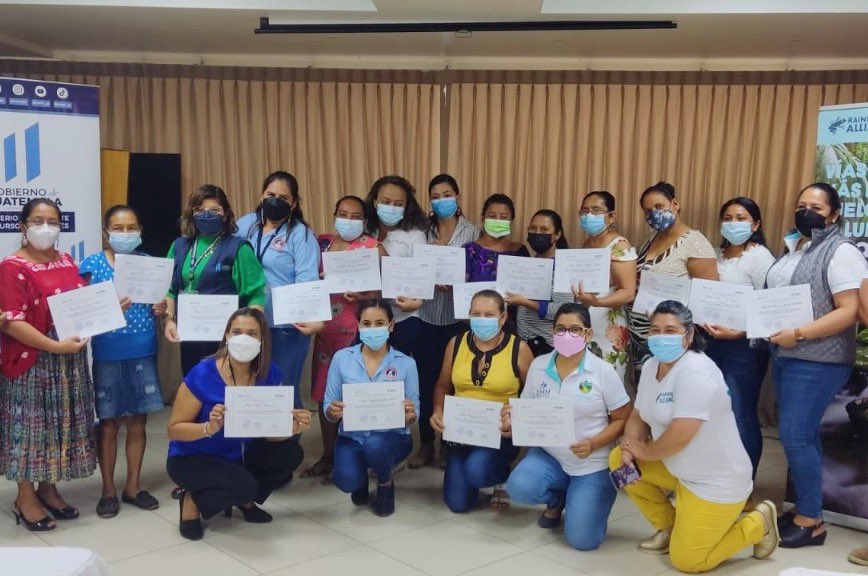 Chimaltenango, Escuintla y Petén siguen capacitándose en cuidado del medio ambiente