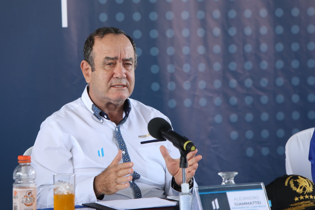 Mandatario Giammattei lideró la gira presidencial en Guatemala