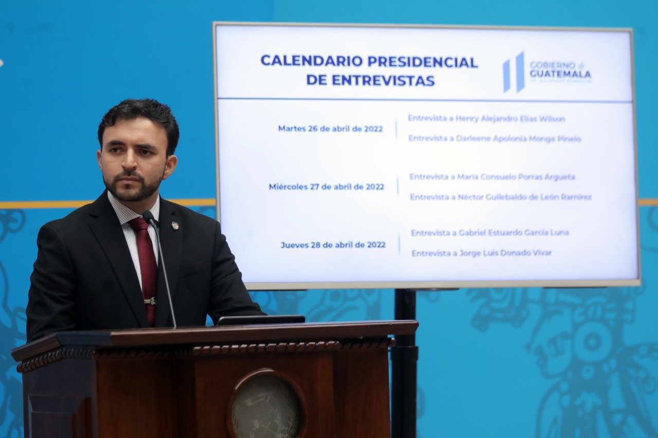 Ejecutivo anuncia proceso de entrevistas a aspirantes a fiscal general y jefe del MP