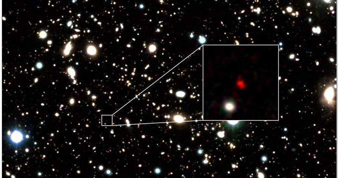 Descubren la galaxia más lejana de la historia, la más cercana al Big Bang