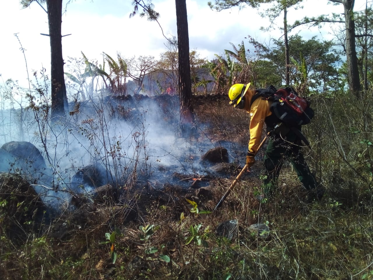 Sistema Conred logra controlar la totalidad de incendios forestales
