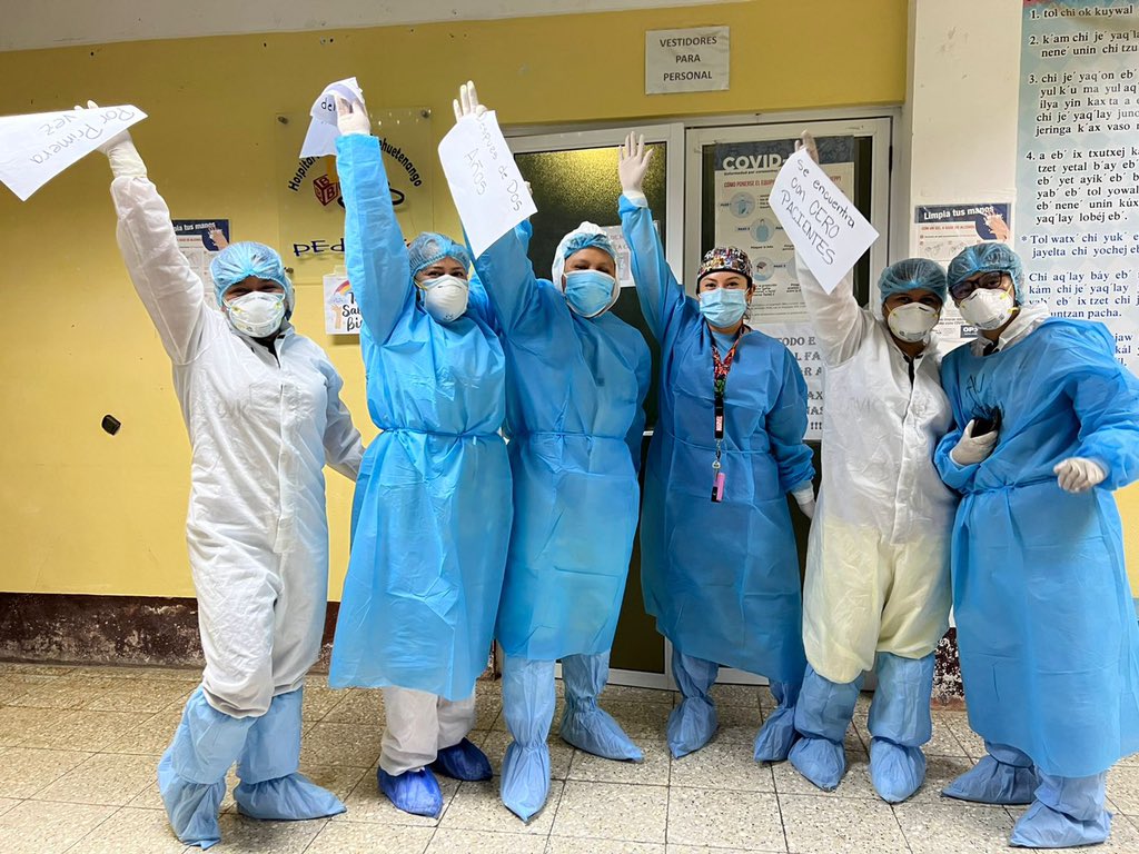 COVID-19: Hospital de Huehuetenango registra cero pacientes después de dos años de atención