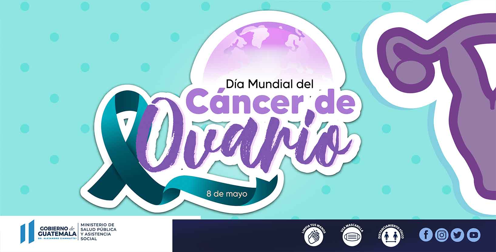 MSPAS se une a la conmemoración del Día Mundial de Cáncer de Ovario