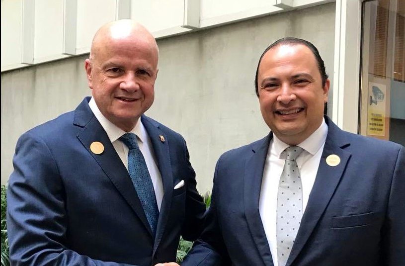 Ministro de Relaciones Exteriores sostiene diálogos con funcionarios en Costa Rica