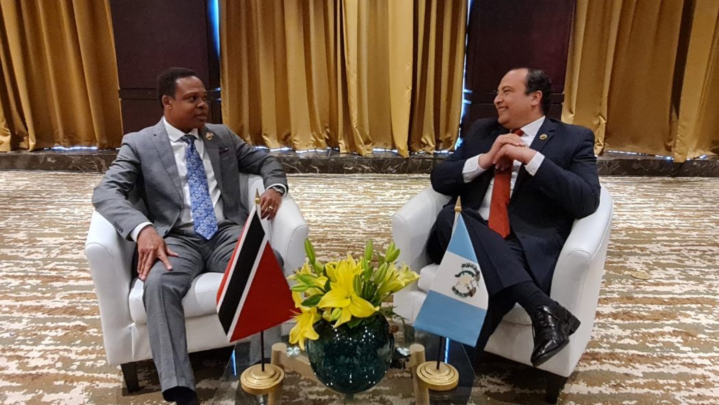 Guatemala reafirma alianza con Surinam y Trinidad y Tobago