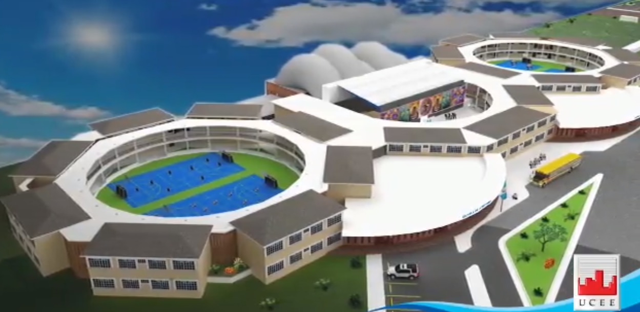 Avanza construcción de escuela La Reforma en Santa Cruz Muluá