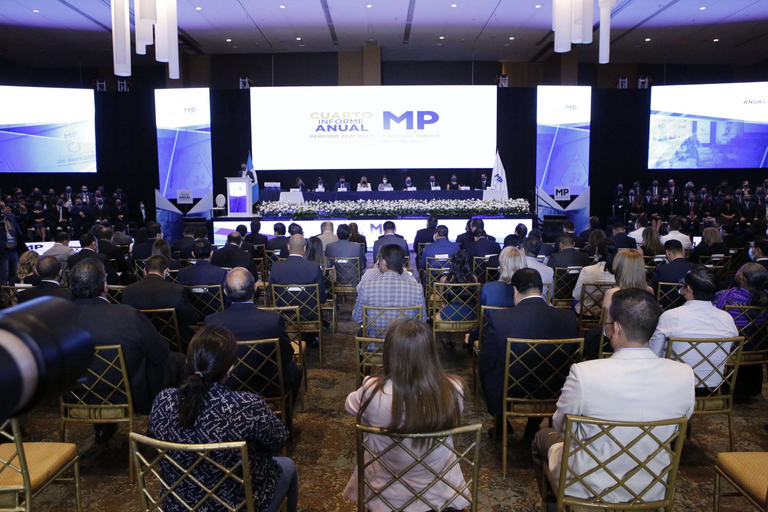 Autoridades del MP presentan informe de labores