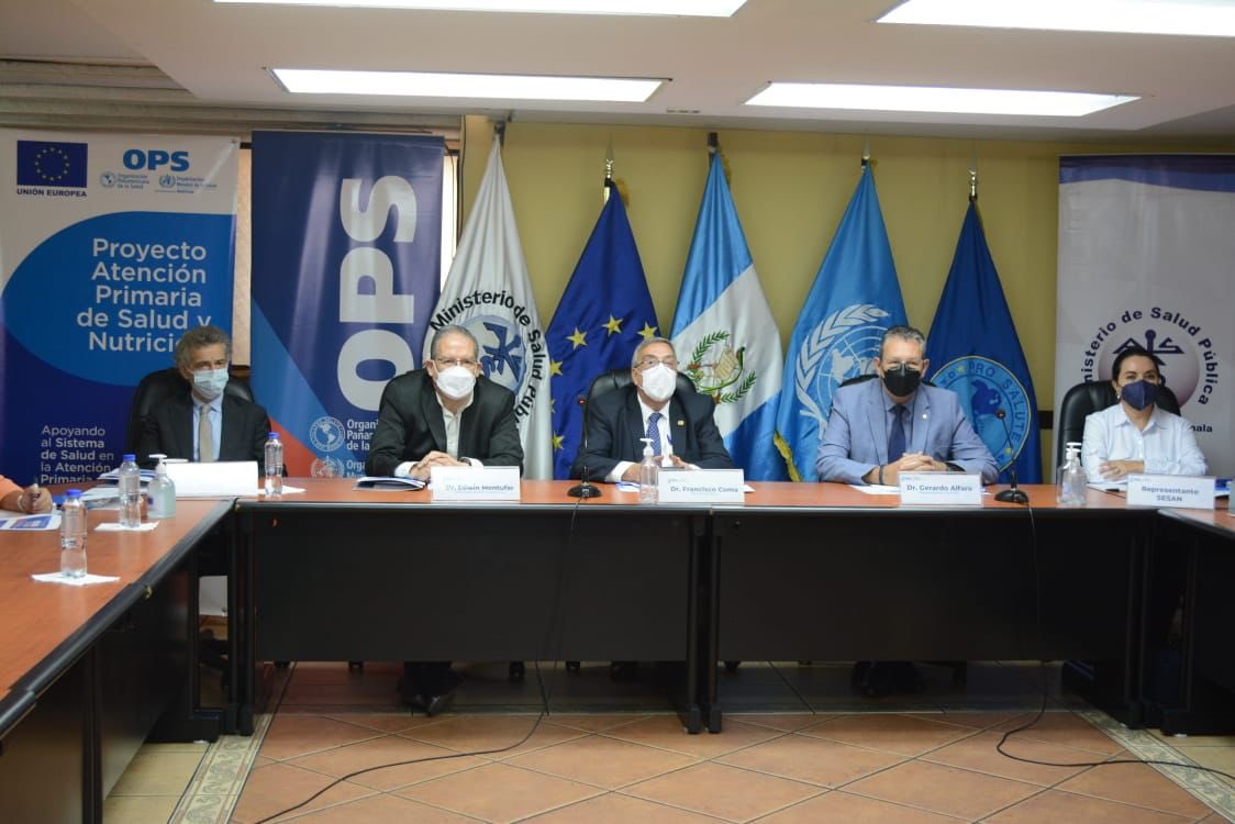 Dan seguimiento al Proyecto de Atención Primaria de Salud y Nutrición
