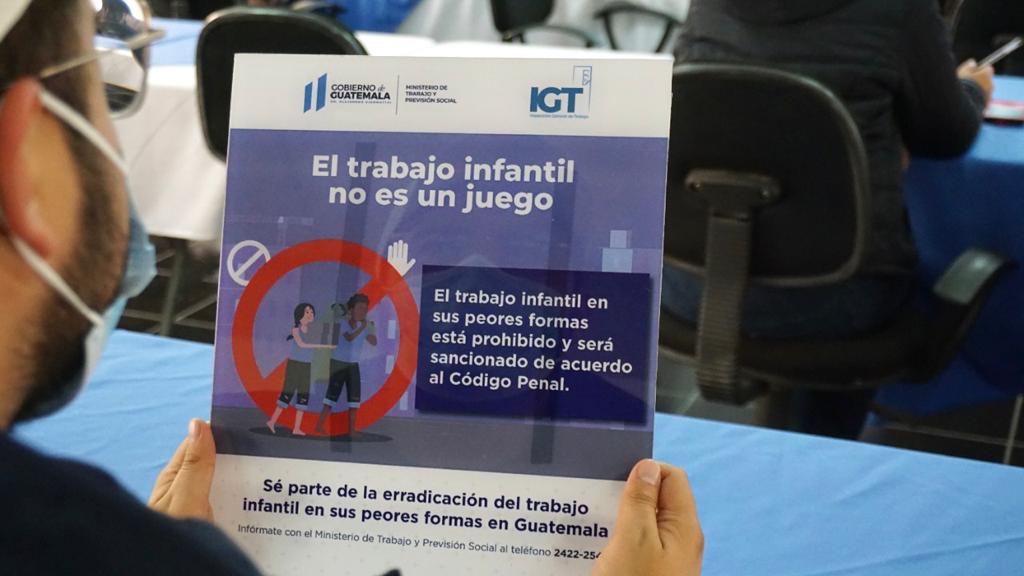 Gobernación de Totonicapán se capacita en prevención de trabajo infantil