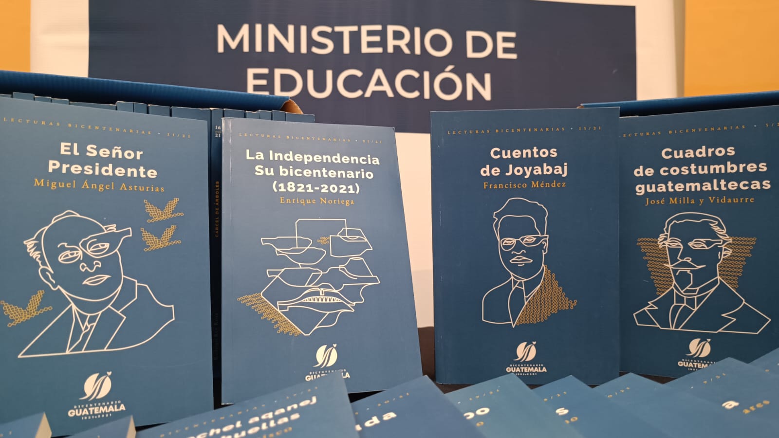 Mineduc recibe más de 6 mil libros de la Colección Bicentenario