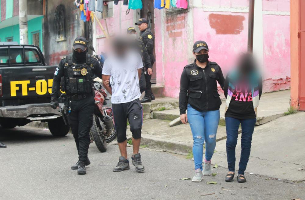 Desarticulan banda de presuntos extorsionistas e integrantes de la mara 18