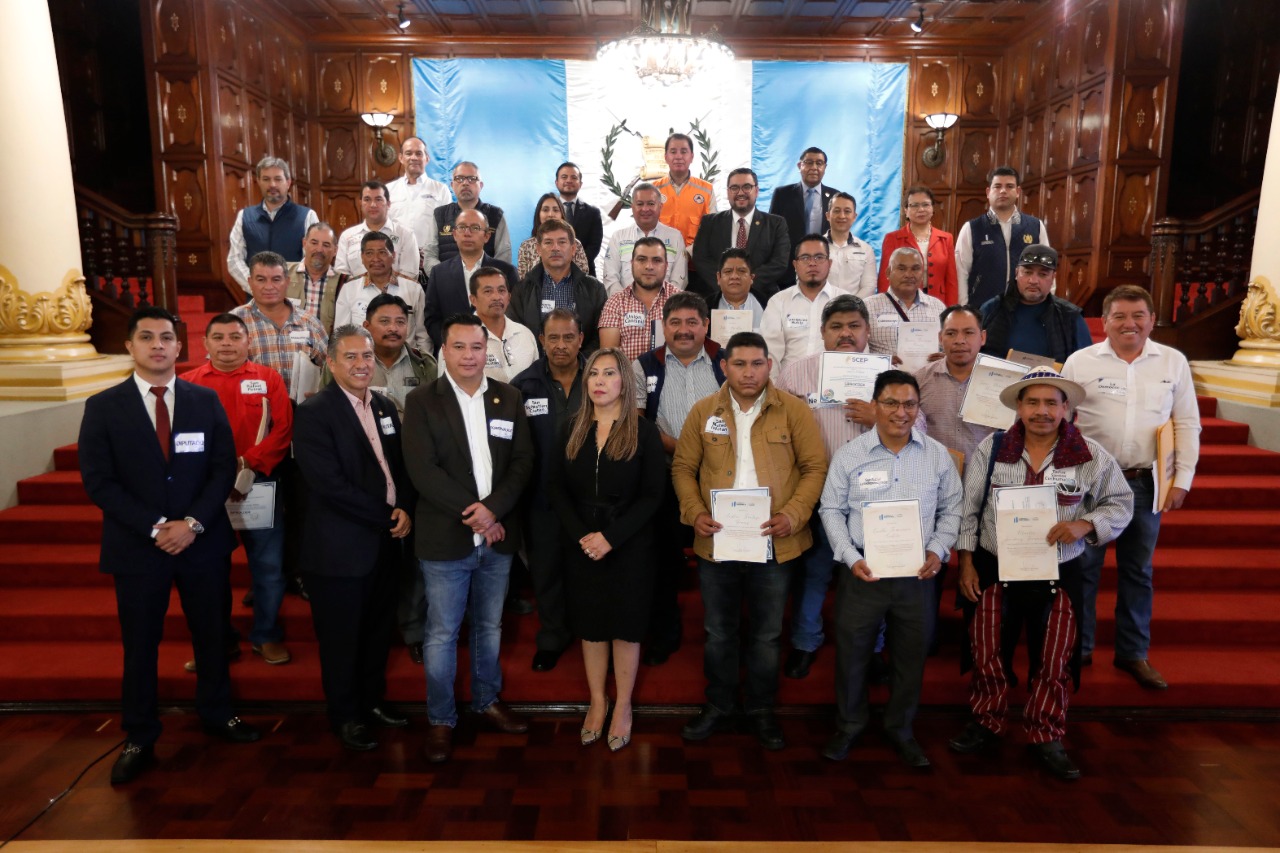 Alcaldes de Huehuetenango participaron en la segunda gira presidencial