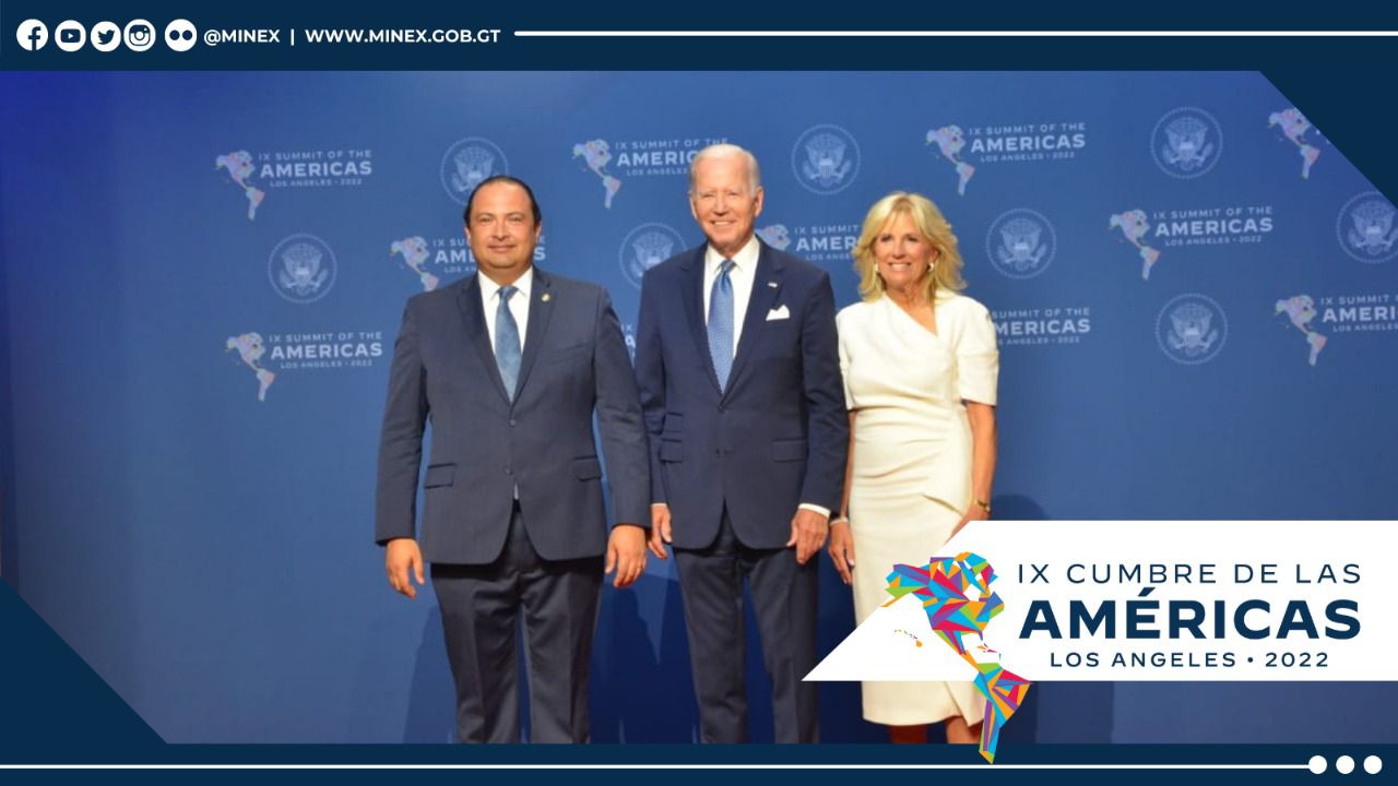 Canciller Búcaro participa en ceremonia inaugural de 9a. Cumbre de las Américas