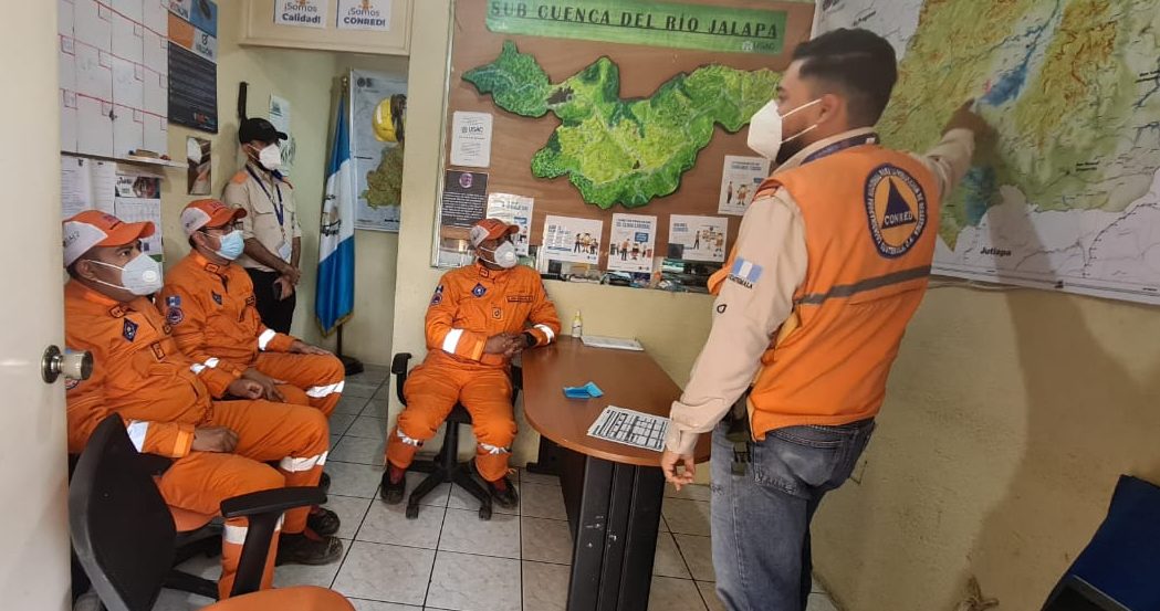 Jalapa: Instituciones están en apresto para atender eventualidades por las lluvias