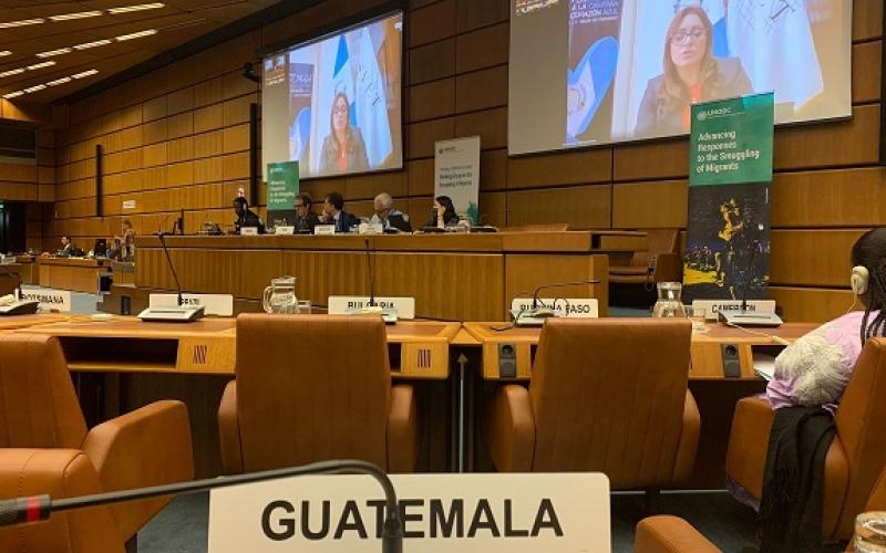 Guatemala participa en Grupo de Trabajo sobre Tráfico Ilícito de Migrantes