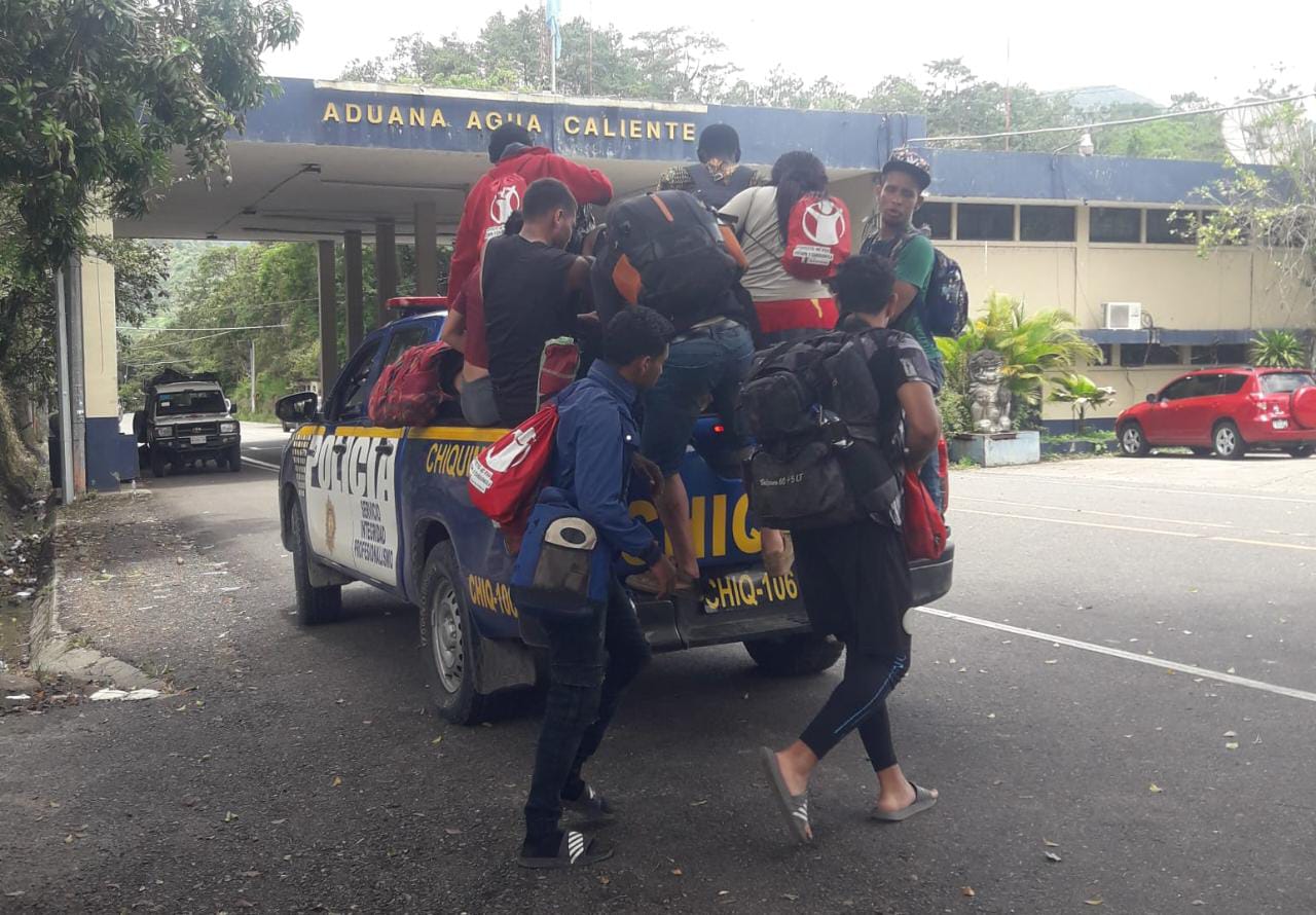 Interceptan a 28 migrantes en Chiquimula