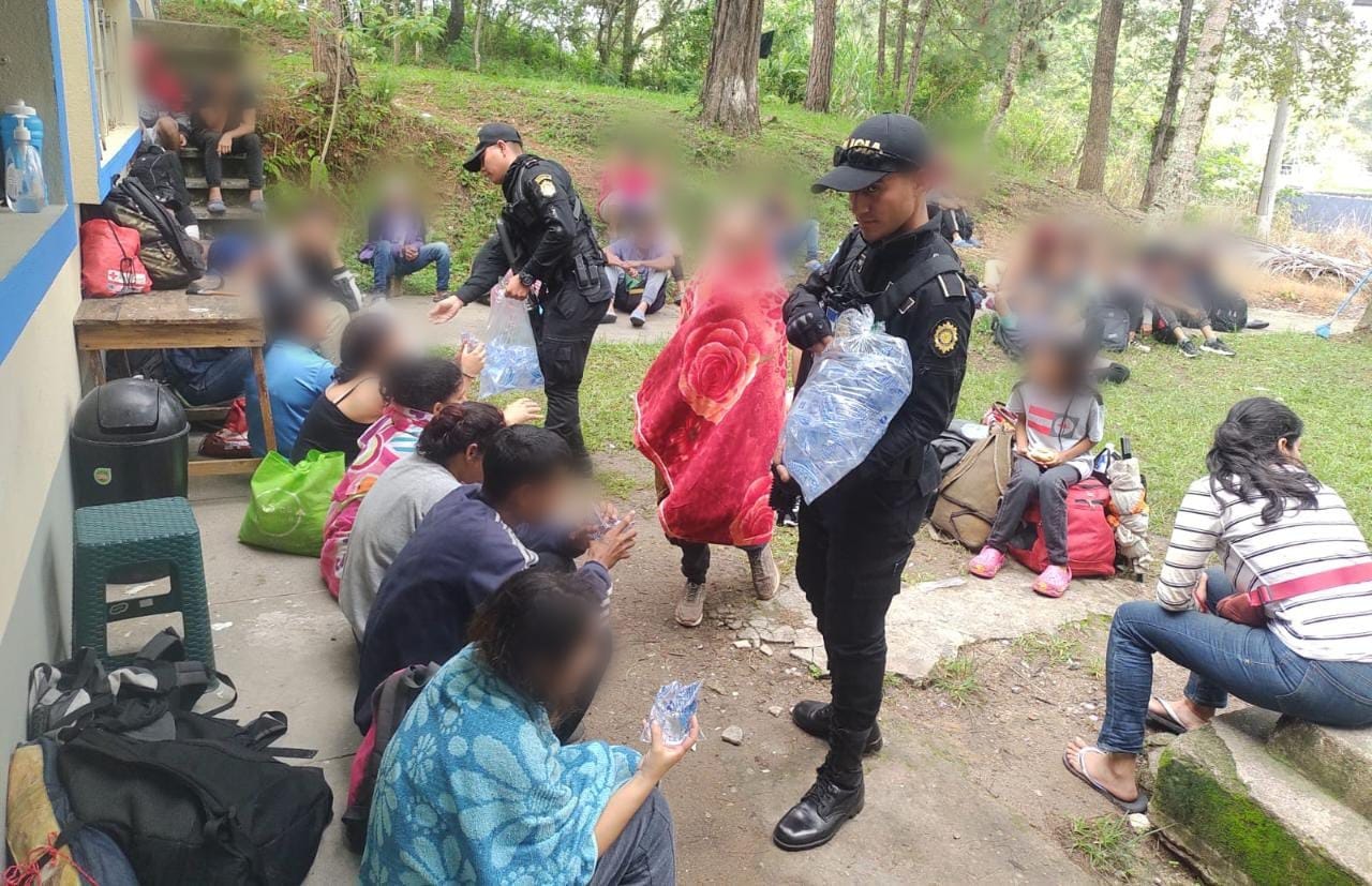 Trasladan al IGM a 39 migrantes extranjeros localizados en Chiquimula