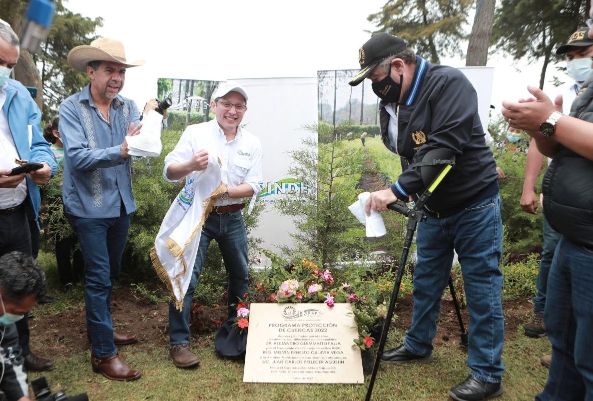 El presidente lanza programa de reforestación